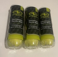 Tournament Tennis Ball, 3 Cans with 3 Balls Each 9 Balls Total