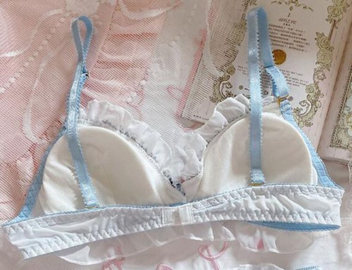 Nuevo Sujetador de Encaje Dulce Niña Set Ropa Interior Ropa Interior Kawaii Colección de Ropa Interior - Imagen 4 de 14