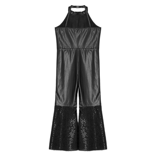 Mädchen Body Metallic Overall Unitards Dancewear Catsuit Overall glänzend 70er - Bild 33 von 76