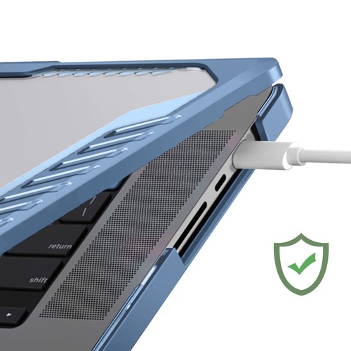 Supcase Coque Bumper pour MacBook Pro 14" 2023 , 2022 et 2021 Bleu - Photo 6/6