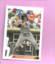 2020 Bowman Heritage Prospects Kristian Robinson BHP-27 Arizona Diamondbacks