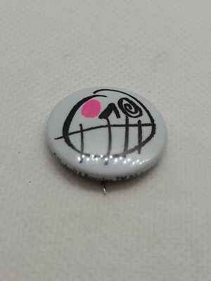 HUDNALL & BRERETON TM DC COMICS PINBACK PIN BUTTON VTG RARE 1''