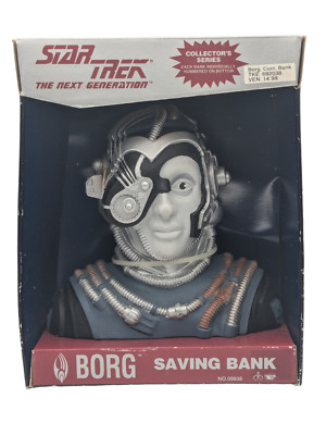 Star Trek The Next Generation: Borg Collector's Series Saving Bank-Free Shipping