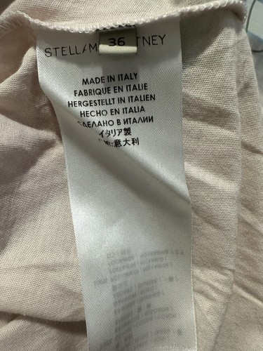 STELLA McCARTNEY STAR PRINT TOP MULTICOLOR SIZE 36 - Picture 7 of 8