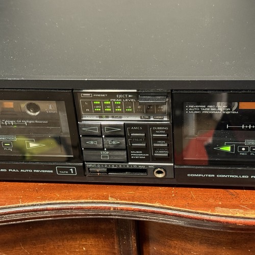 Onkyo TA-RW99 Vintage Dual Auto Reverse Cassette Deck Dolby B/C Tested & Working - Picture 15 of 23