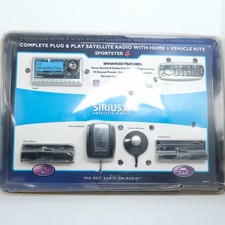 SIRIUS SATELLITE RADIO HOME  VEHICLE KIT SPORTSTER 4 COMPLETE New READ 