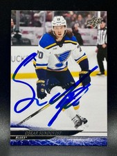 2024-25 Upper Deck Base #403 Oskar Sundqvist SIGNED IP AUTOGRAPH