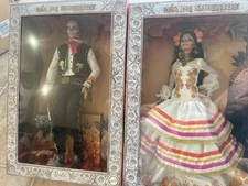 NEW 2025 Dia de los Muertos Barbie & Ken Doll Set Day of the Dead NRFB In Hand