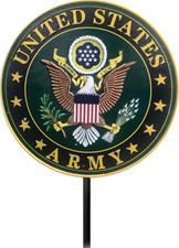 - Army Garden Stake - Garden D cor - Decorative Stake for Lawn and Yard - Multic