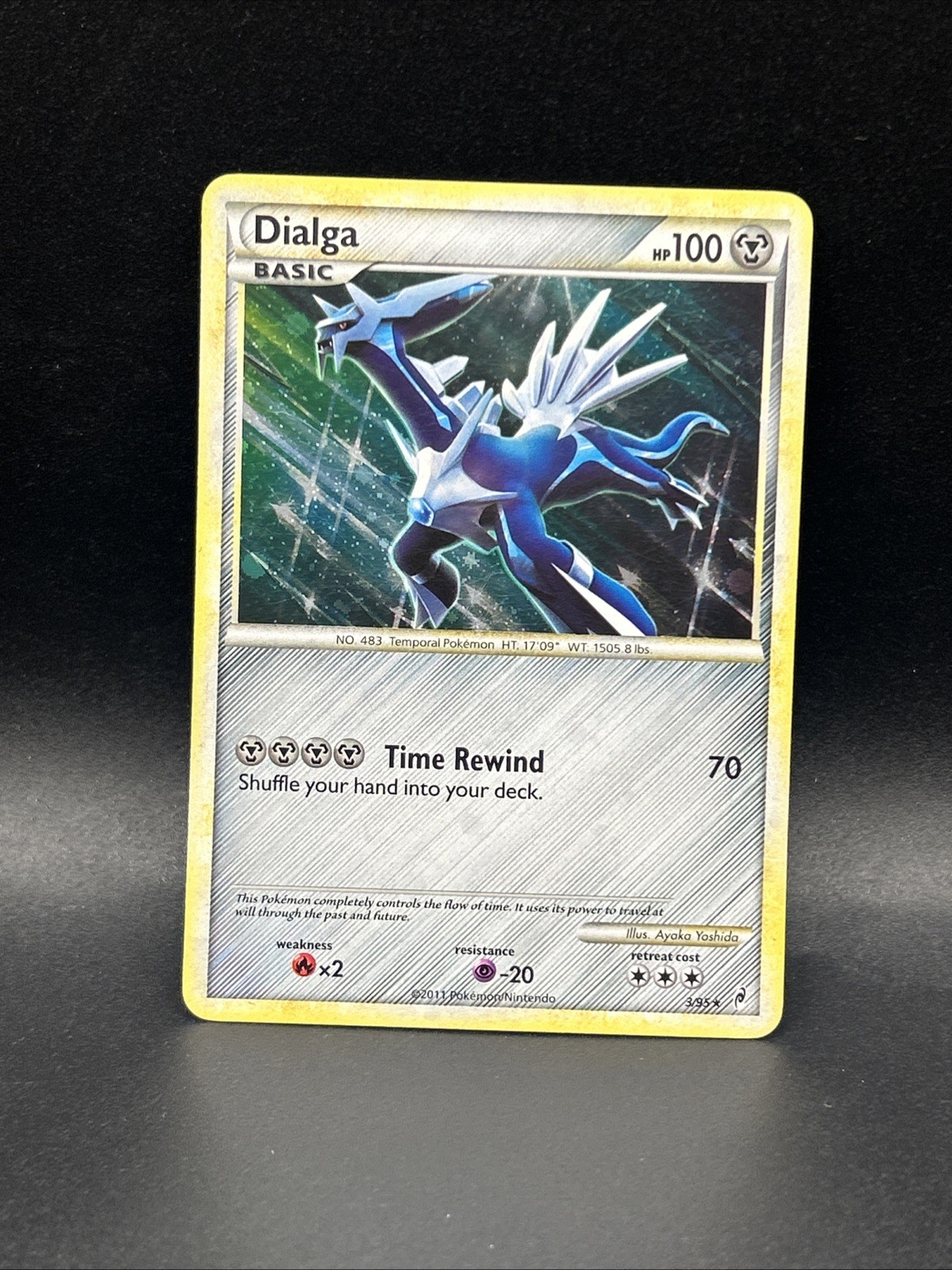 Pokémon TCG Dialga Holo Rare Card Call of Legends 3/95