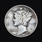 1945-S Mercury Dime Very Fine | Micro-S | Semi-Key Date | Free Shipping