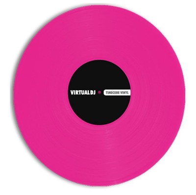 VirtualDJ Timecode Control Vinyl (Pink)