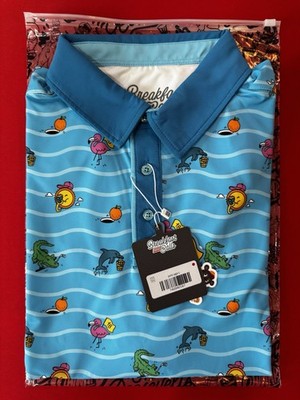 RSVLTS Breakfast Balls Polo from Meet n Greet Large NWT
