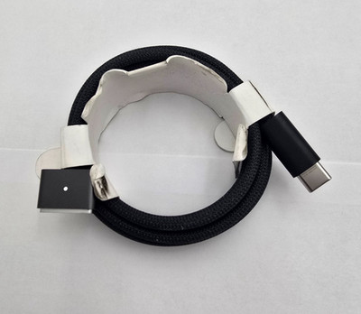 Genuine Apple USB-C to MagSafe 3 Braided Space Black Cable (2 m) - A2363 OEM