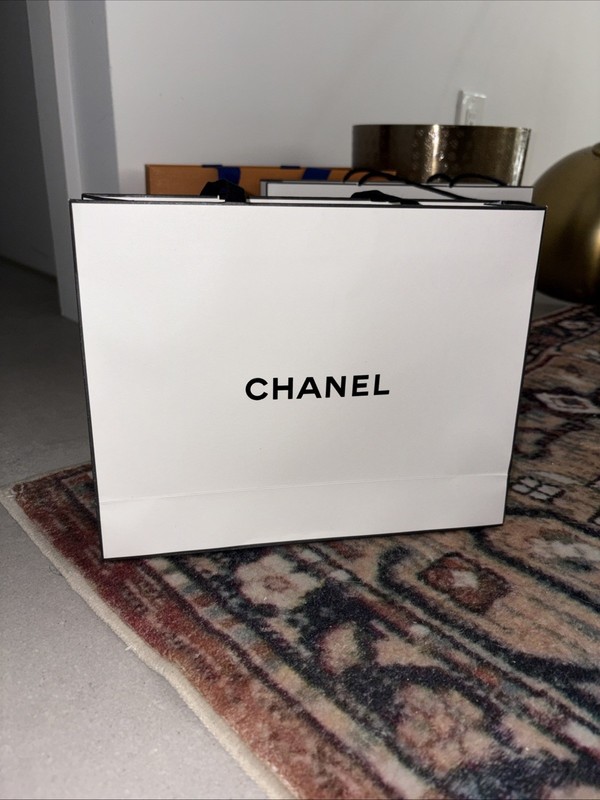 Genuine Chanel Shopping Bag. Chanel Ribbon Included
