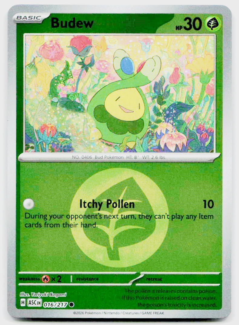 Budew - (Energy Symbol Pattern) Reverse Holo Common ME: Ascended Heroes 016/217