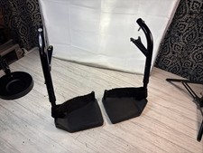 Pair Quickie 2 Manual Wheelchair Footrest Swing Away Blue