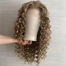 16/27 Blonde Lace Front Synthetic Wig Curly Hair Drag Queen Wig ,Party Wig