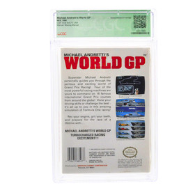 Graded NES Cart CIB - Michael Andretti's World GP CGC 5.0 *Missing Manual*