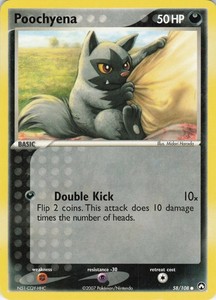 Poochyena 58/108 Power Keepers Common Normal Pokémon TCG