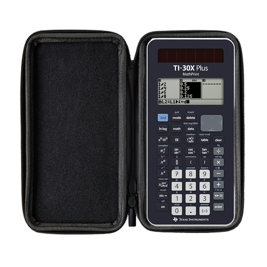 TI-30X Plus MathPrint inkl. Schutztasche Blau - Wissenschaftlicher Rechner