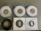 Nice Lot Of 6 90% Silver Washington Quarters