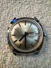 Vintage Timex Electric Men's Watch w/Date Indicator,  No  Band - Needs Battery