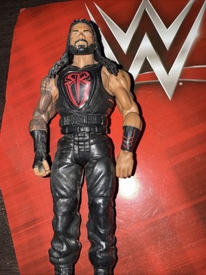 2017 WWE Roman Reigns Mattel Basic Series (Red Logo) Wrestling Action Figure  
