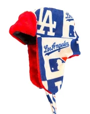 Dodgers Blue and White Trapper Hat