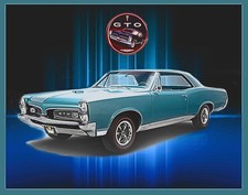 1955 Pontiac Gto Choice Of Photo Tin Sign Mouse Pad Or Framed Advertising