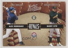 2004 Donruss Leather & Lumber Rivals Silver /100 Alex Rodriguez Barry Zito 0a4v