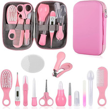 Baby Grooming Kit, Infant Safety Care Set with Hair Brush Comb Nail Clipper Nasa