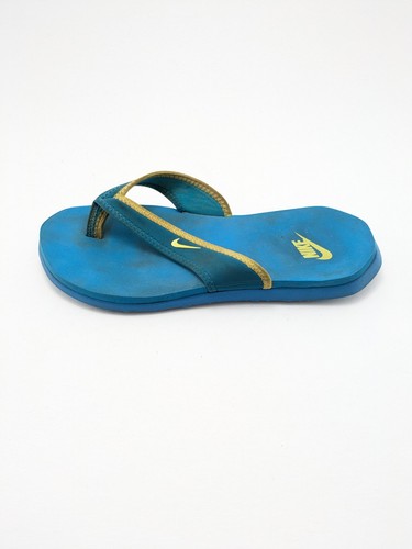 Sandalias chanclas RARAS para mujer Nike South Beach Celso azules sin cordones para piscina talla 8 - Imagen 2 de 7