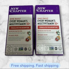 FOR 2 New Chapter One Daily Every Man’s Multivitamin 72 Tablets EXP06/2026+ NEW
