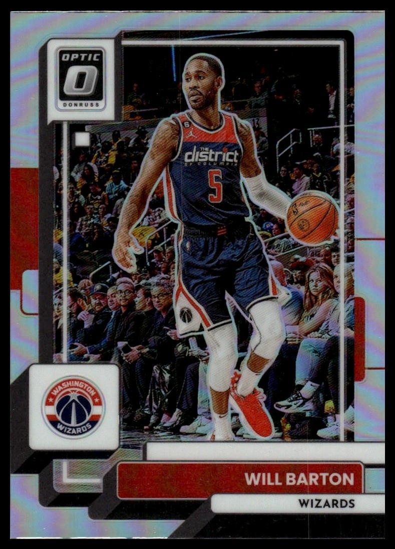 2022-23 Donruss Optic Will Barton #166 Holo