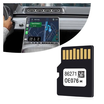 Latest Version Car Navigation SD Card,86271-0E076 0.59x0.43x0.03 inch, Black