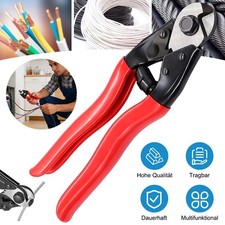 Drahtseilschere 190 mm Drahtschere Kabelschere Seitenschneider Drahtschneider