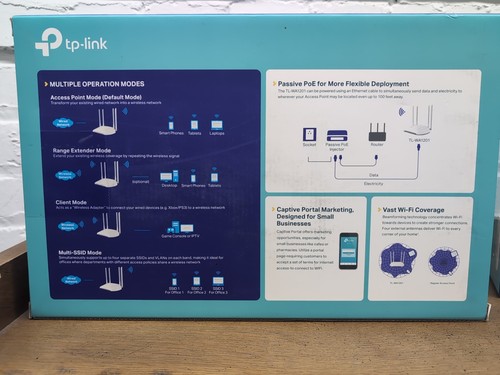 TP-Link AC1200 Wireless Gigabit Access Point Desktop Wi-Fi Bridge - TL-WA1201 - 第 3/3 張圖片