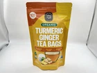 Organic Turmeric Ginger Tea - Eco-Conscious Tea Bags - 100 Count BB:08/2027