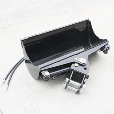 800mm Tilting Bucket For 0.8-1.5Ton Mini Excavator Digger Attachments FREE SHIP