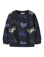 Jungen Sweatshirt Name It Nmmbrett Ls Nreg, Navy Blazer, 104 Cm, Baumwolle