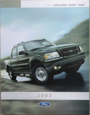 2003 Ford Explorer Sport Trac Kanada Prospekt Brochure, 12 Seiten