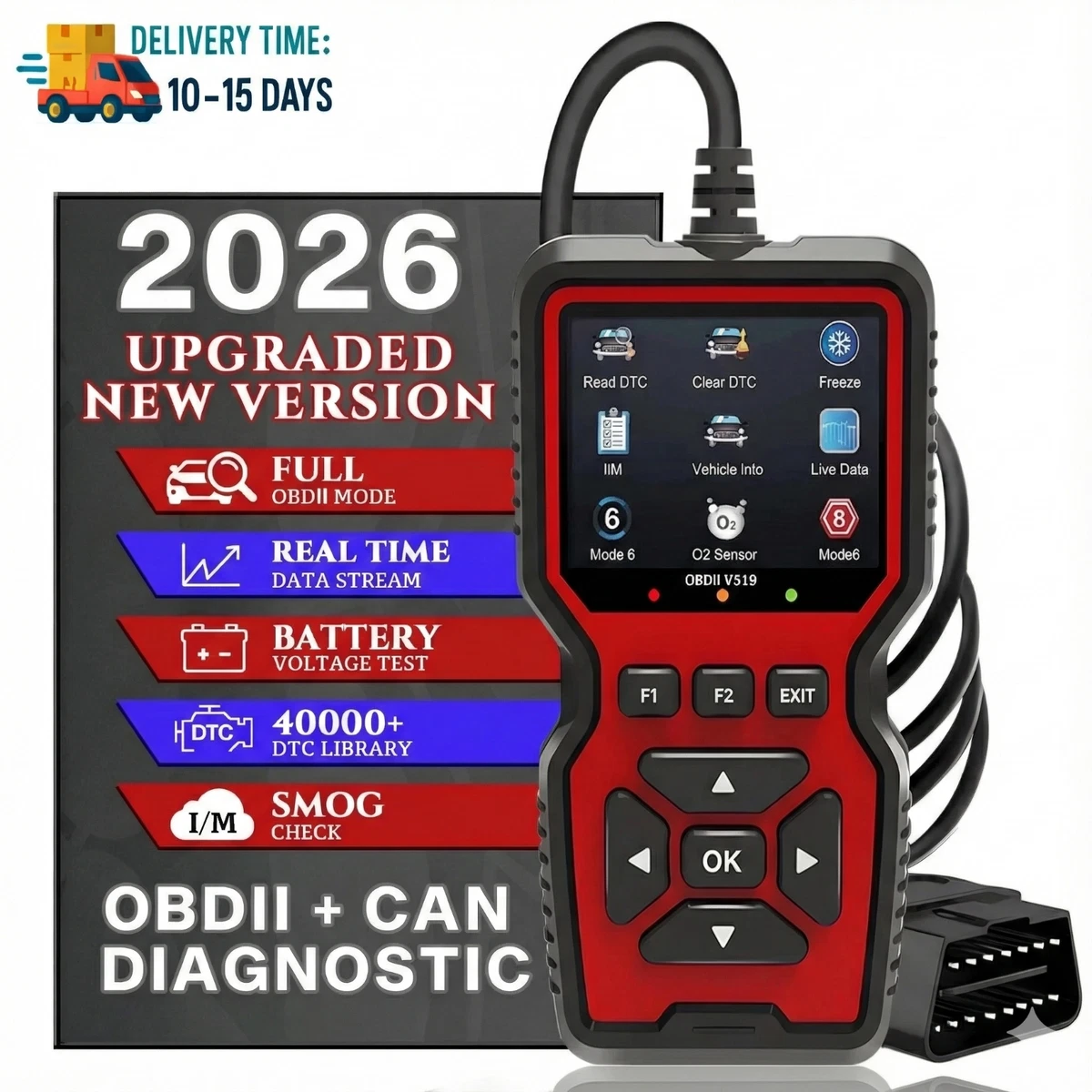 无品牌OBD 汽车代码读取器和扫描仪| eBay