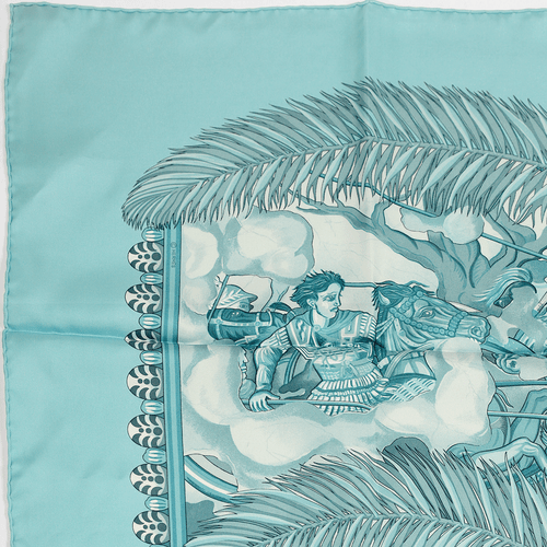 Hermes Scarf GLOIRE D'ALEXANDRE Silk Carre Foulard JULIA ABADIE 90CM - Picture 6 of 7