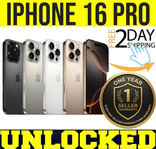 APPLE IPHONE 16 PRO 128GB 256GB 512GB 1TB (UNLOCKED) ✅ 1 YEAR WARRANTY ✅❖SEALED❖