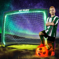 Glow in the Dark Soccer Ball  Net - Perfect Gift for Kids  Teens 