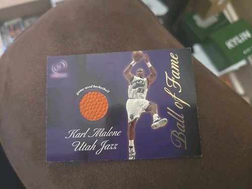 2000-2001 Fleer Legacy Ball Of Fame Karl Malone Game Used Ball. Jazz