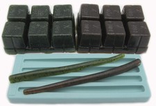 4-1/2" Finesse Worm Lure Making Starter Kit - Bass Rubber Worm - Fisherman Gi...