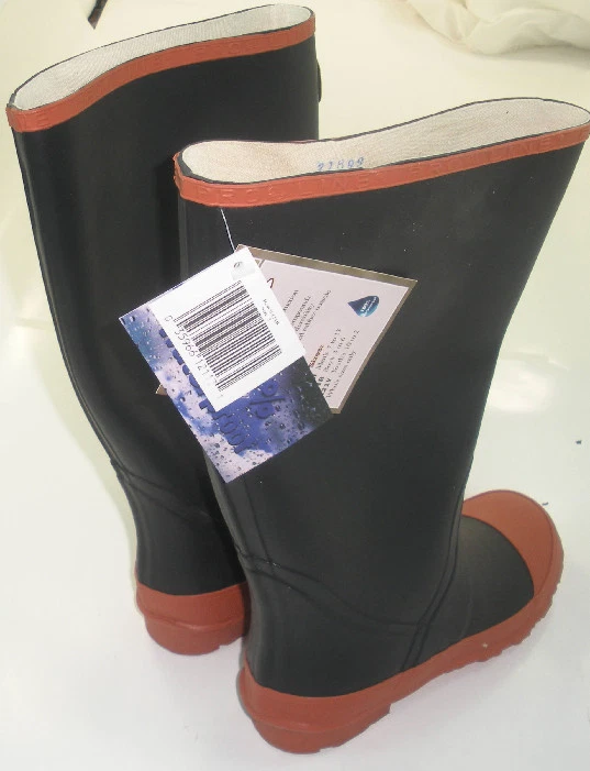 Proline 121Y-13 Boys Black Rubber Knee Boots Size 13 - Image 2 of 2