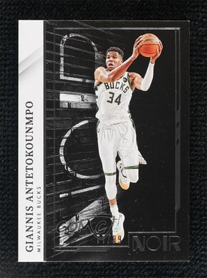 2021-22 Panini Noir Association Edition 77/99 Giannis Antetokounmpo #30 hs9